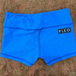 Blue Fleo workout shorts. Size small.